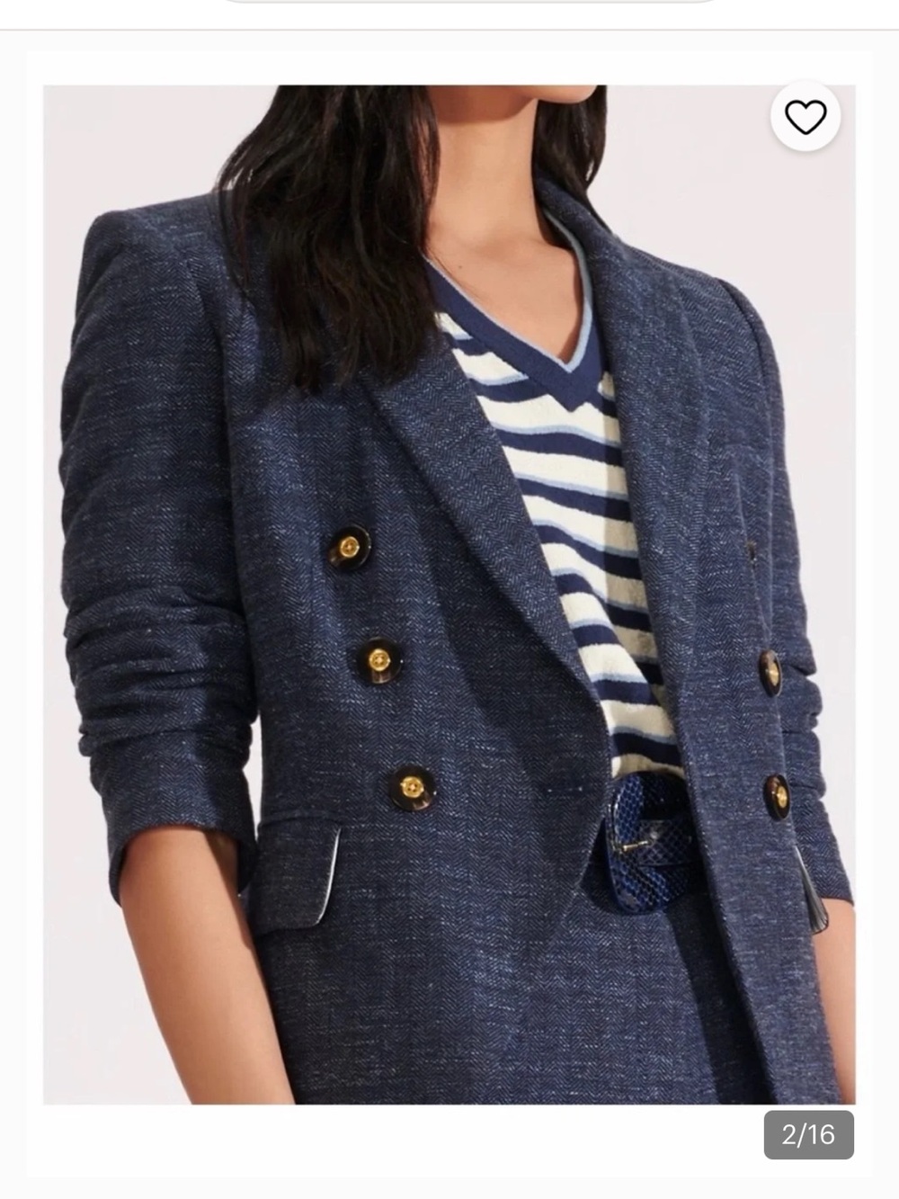 Veronica Beard Wool/Cotton/Linen blend blazer